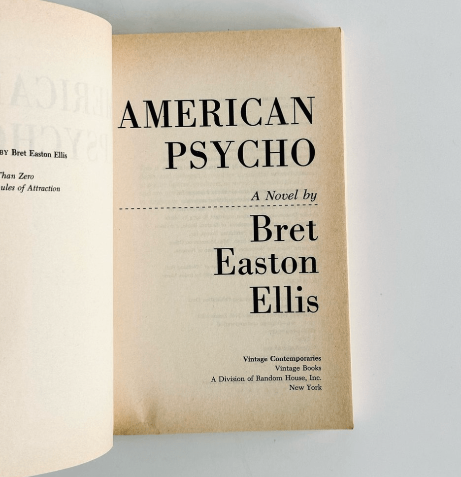 Book review: American Psycho by Bret Easton&nbsp;Ellis